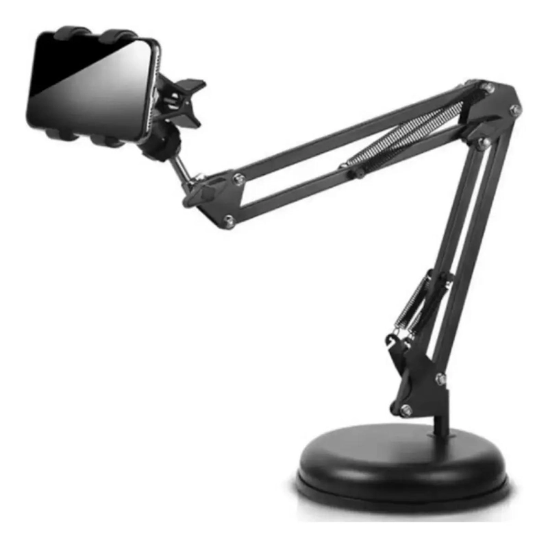 SOPORTE PLEGABLE PARA CELULAR Y TABLET CON BASE DE MESA - 2