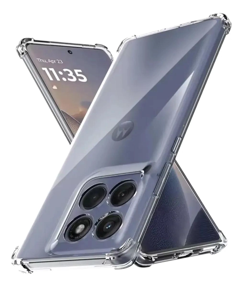 CARCASA TRANSPARENTE PARA MOTOROLA EDGE 60 PRO 5G CON LA  - 5