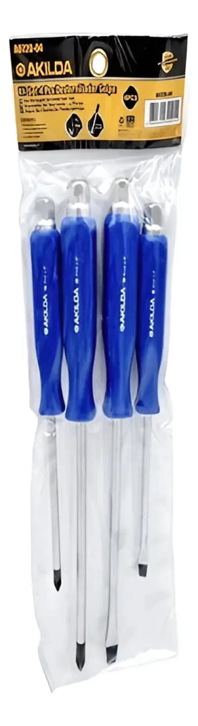 JUEGO DE DESTORNILLADORES ERGONOMICOS VARIADOS - 1