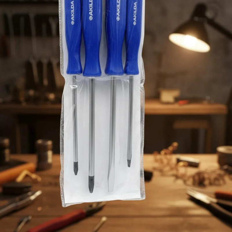 JUEGO DE DESTORNILLADORES ERGONOMICOS VARIADOS - 9