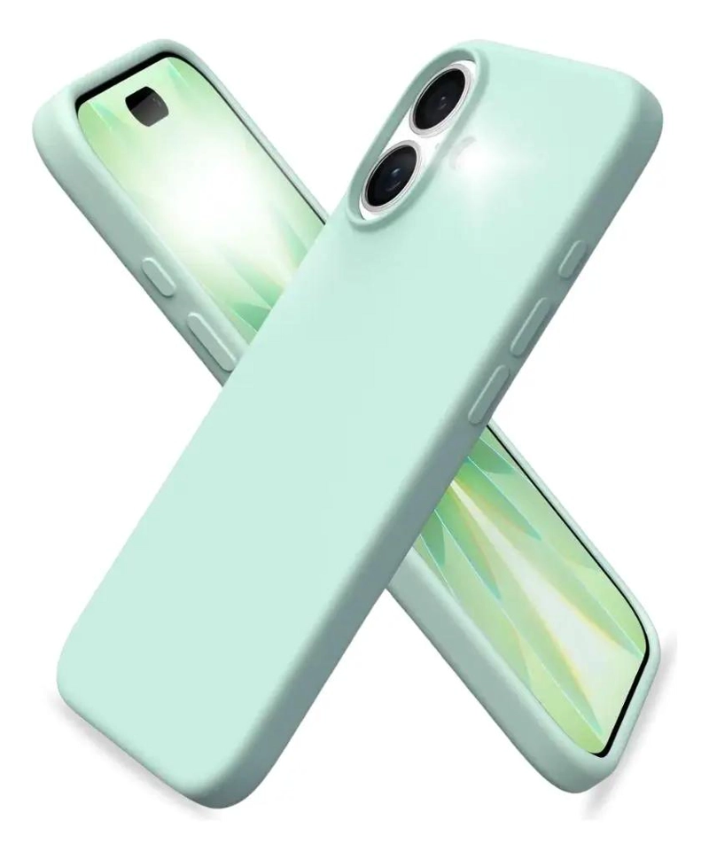 GENÉRICO FUNDA SILICONA PREMIUM PARA IPHONE 17 COLOR MENTA