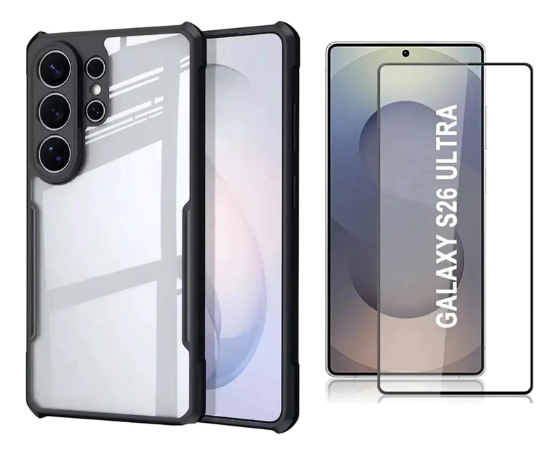 GENÉRICO CARCASA PROTECTORA Y LAMINA PARA SAMSUNG S26 ULTRA