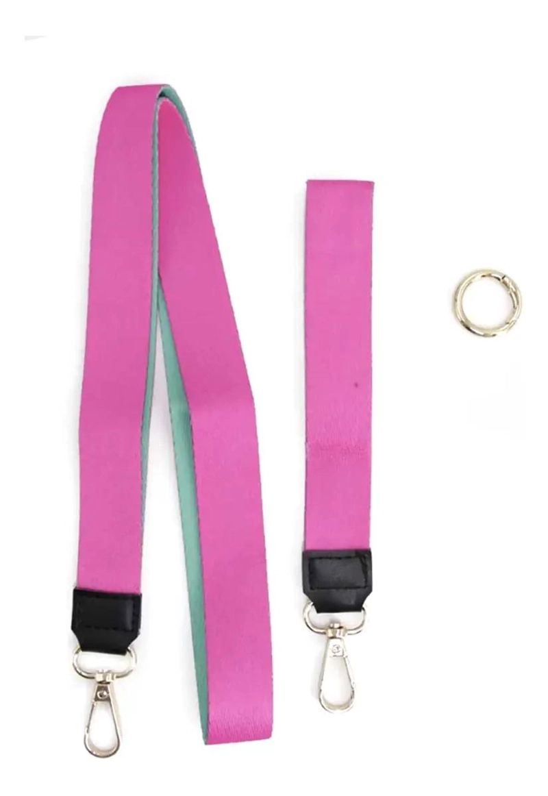 STRAP COLGANTE DOBLE UNIVERSAL FUCSIA PARA CELULAR - 1