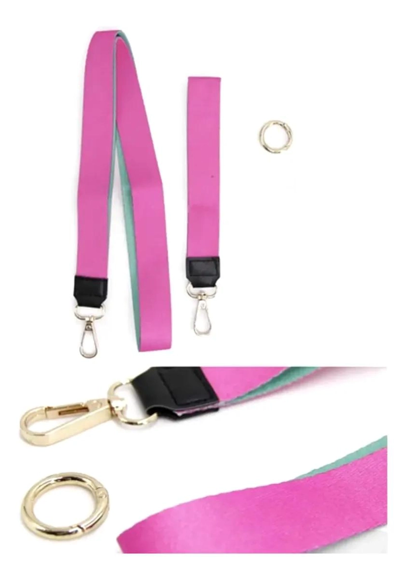 STRAP COLGANTE DOBLE UNIVERSAL FUCSIA PARA CELULAR - 2