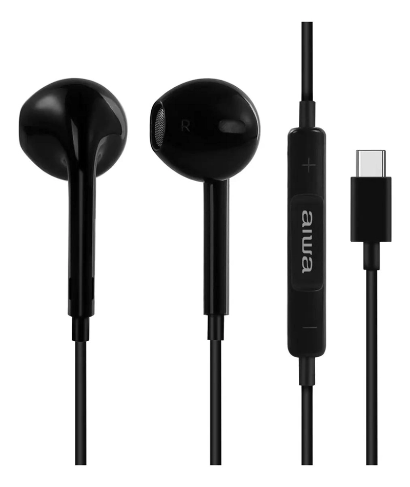 AUDIFONOS MANOS LIBRES CON CONECTOR TIPO-C NEGRO - 1