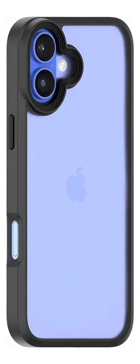 GENÉRICO CARCASA ANTISHOCK PARA IPHONE 16 PRO PLUS MAX NEGRA