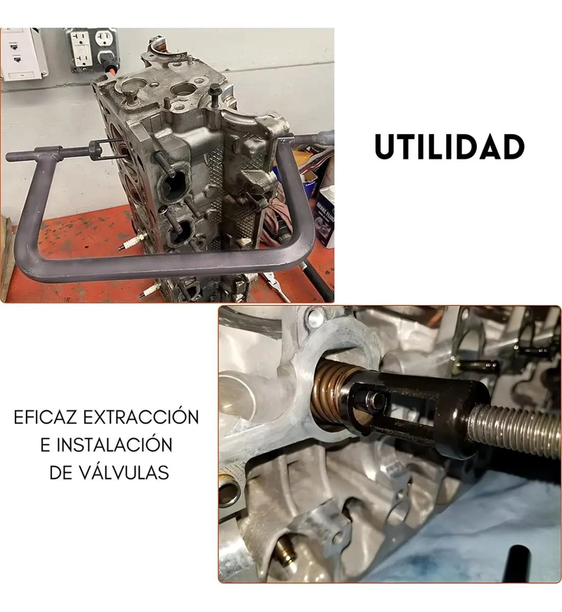 KIT EXTRACTOR VALVULAS AUTOMOTRIZ UNIVERSAL 10 PIEZAS - 3