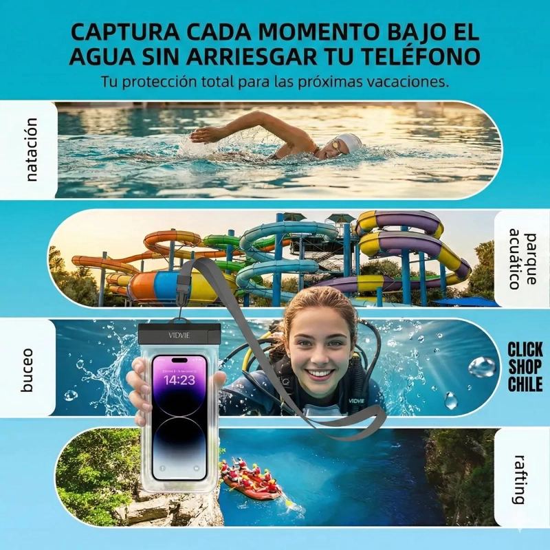 FUNDA IMPERMEABLE PARA TELE FONO SUMERGIBLE - 2