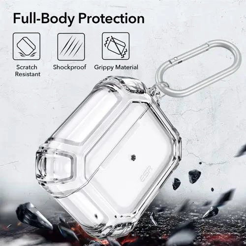 FUNDA TRANSPARENTE ANTIGOLPES PARA AIRPODS 3 - 3