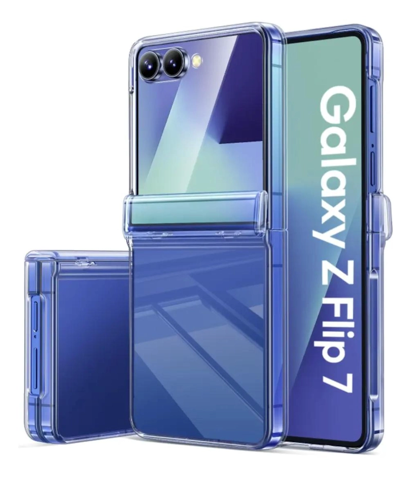 CARCASA TRANSPARENTE CON BISAGRA PARA SAMSUNG Z FLIP 7 - 1
