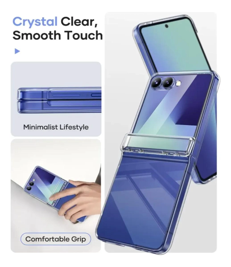 CARCASA TRANSPARENTE CON BISAGRA PARA SAMSUNG Z FLIP 7 - 2