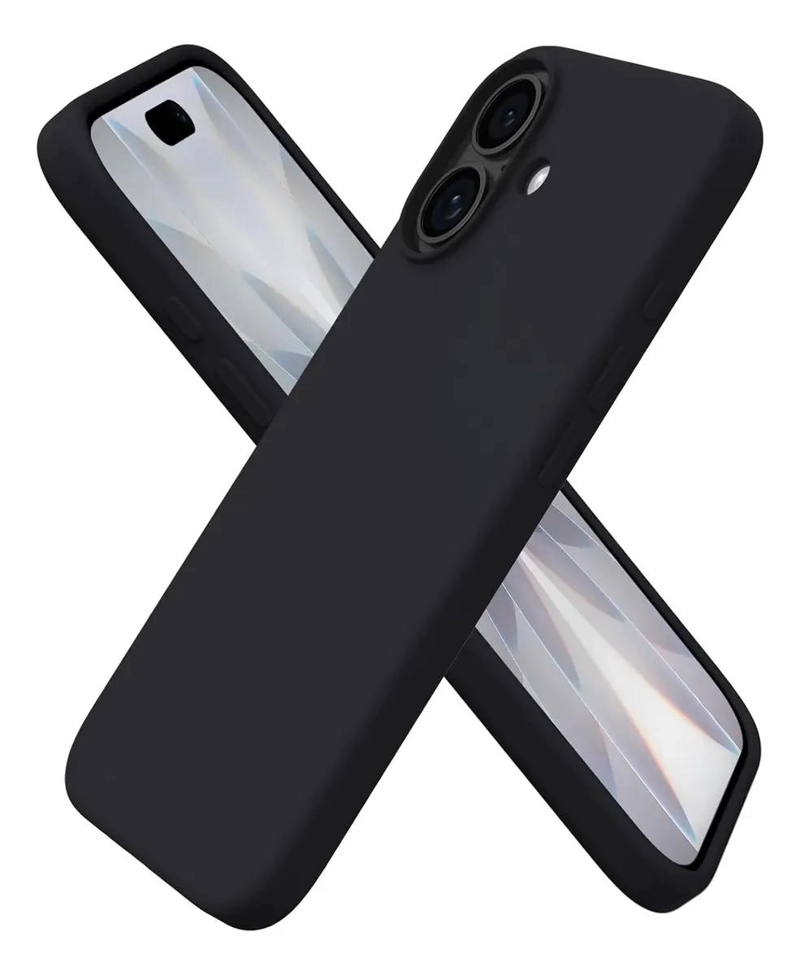 GENÉRICO FUNDA SILICONA PREMIUM PARA IPHONE 17 NEGRA ANTIHUELLAS
