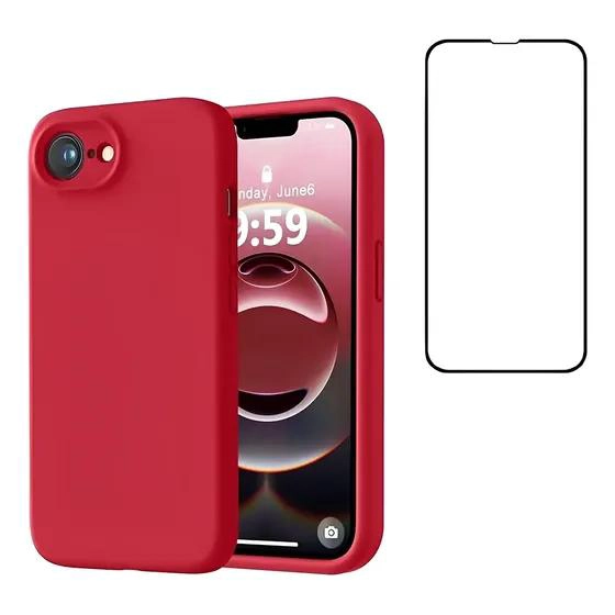 GENÉRICO CARCASA PARA IPHONE 16 CON LAMINA MICA COMPLETA