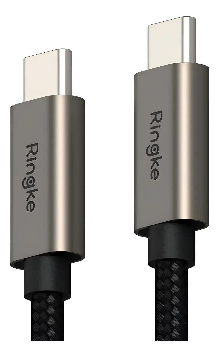 GENÉRICO CABLE USB C A USB C 1M 60W CARGA RAPIDA NEGRO