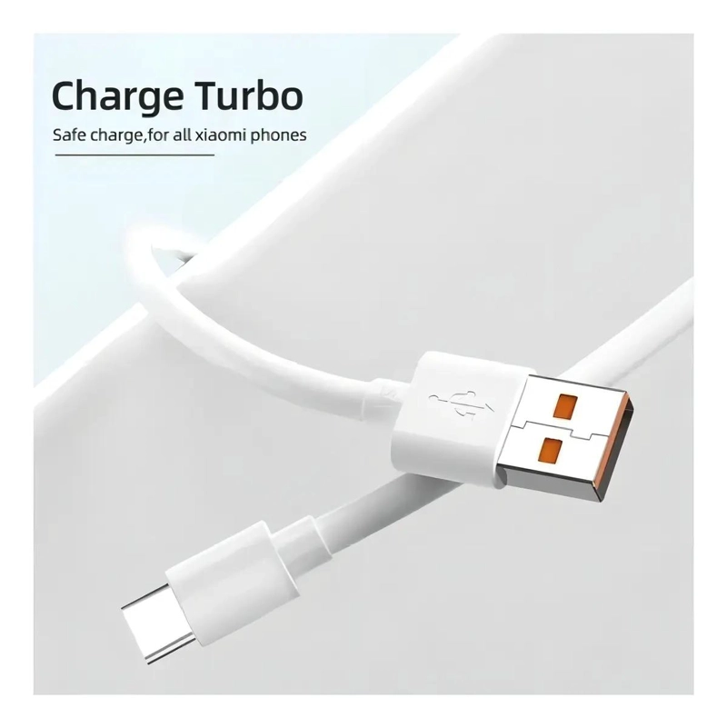 CABLE USB TIPO C NARANJA 6A - 2