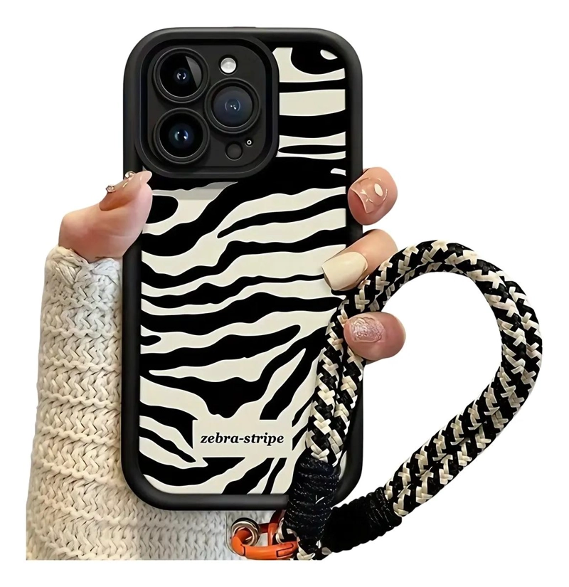 GENÉRICO CARCASA PROTECTORA ANIMAL PRINT CEBRA PARA IPHONE