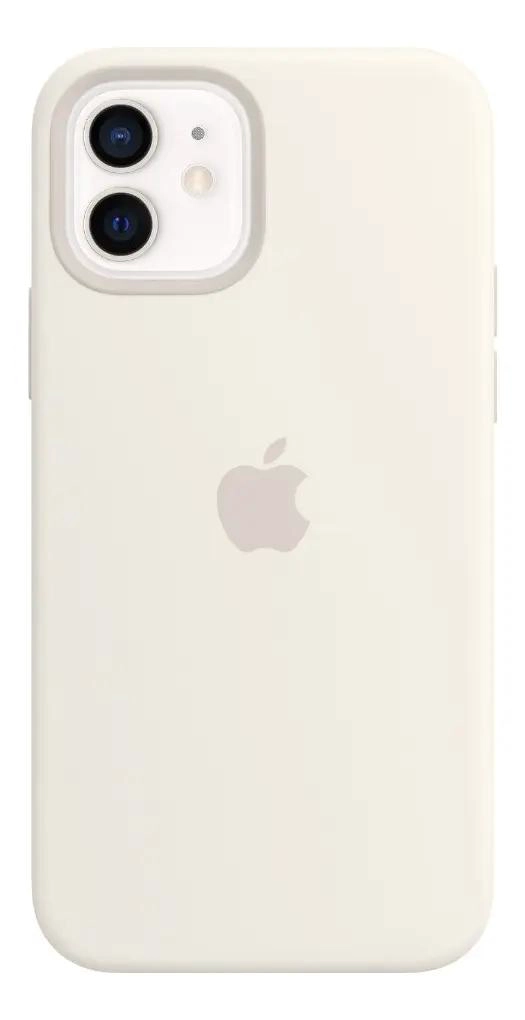 FUNDA DE SILICONA COMPATIBLE CON IPHONE 12 Y 12 PRO CON M - 1