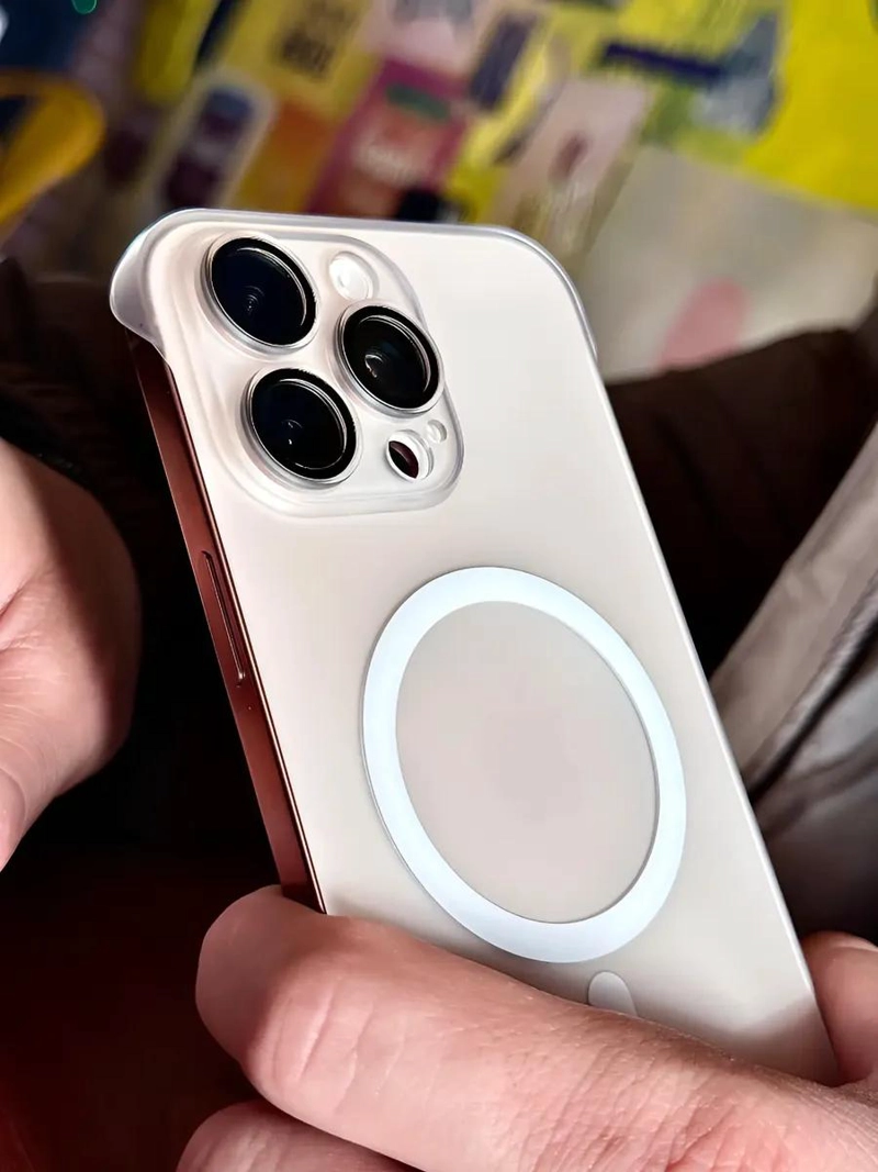 GENÉRICO CARCASA SPACE CLEAR SUPER SLIM CON MAGSAFE PARA IPHONE