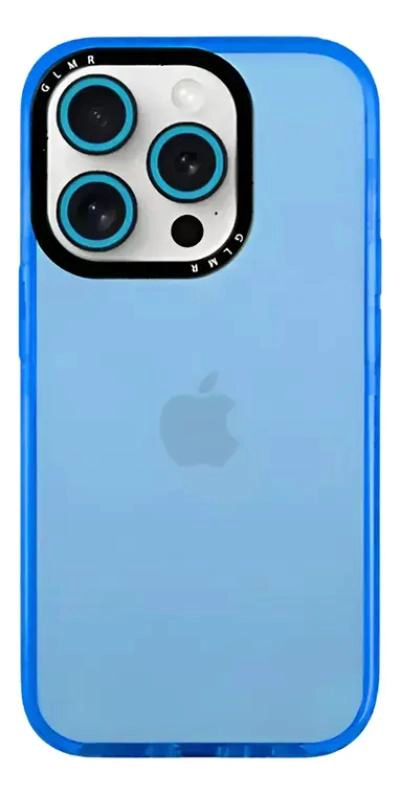 GENÉRICO CARCASA NEON CON LENTES PARA IPHONE 15 Y 15 PRO MAX