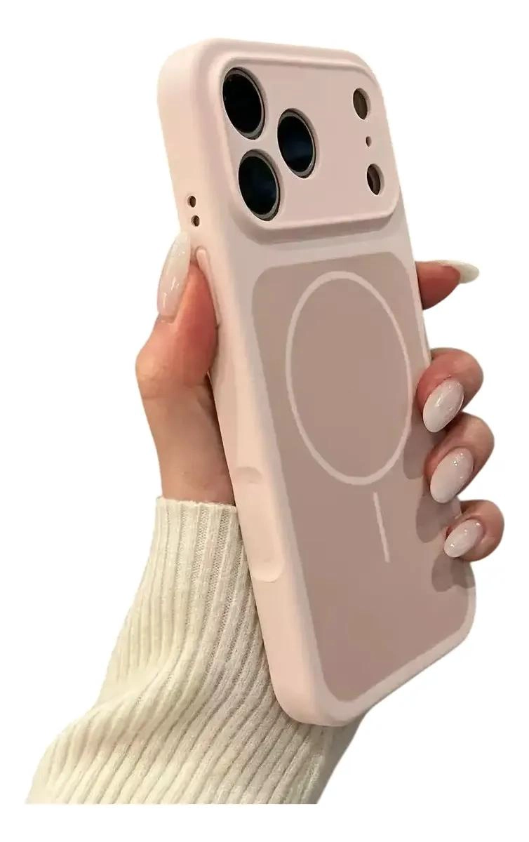 GENÉRICO CARCASA COMPATIBLE MAGSAFE PARA IPHONE CON PROTECTOR DE C