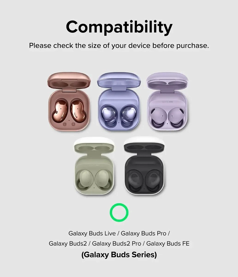 GENÉRICO CARCASA PROTECTORA PARA AUDIFONOS BUDS LIVE Y PRO