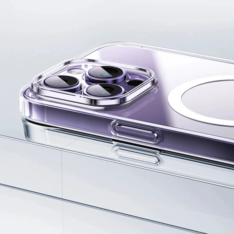 CARCASA TRANSPARENTE CON MAGSAFE PARA IPHONE 15 PRO MAX - 4
