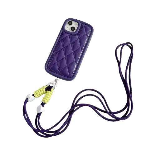 GENÉRICO STRAP COLGANTE LARGO UNIVERSAL PARA CELULAR VIOLETA