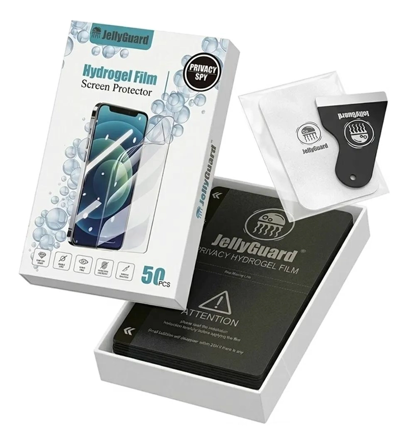 CAJA 50 LAMINAS HIDROGEL CON HERRAMIENTA PARA ESPIA - 1