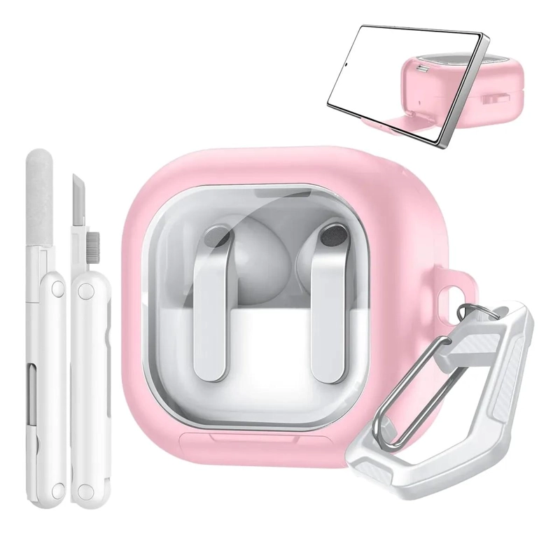 FUNDA PROTECTORA Y KIT DE LIMPIEZA PARA GALAXY BUDS 4 Y 4 - 1