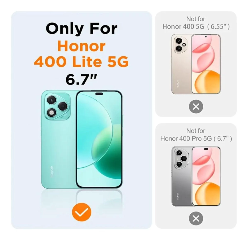 FUNDA DE GOMA PARA HONOR 400 LITE EN COLORES - 4