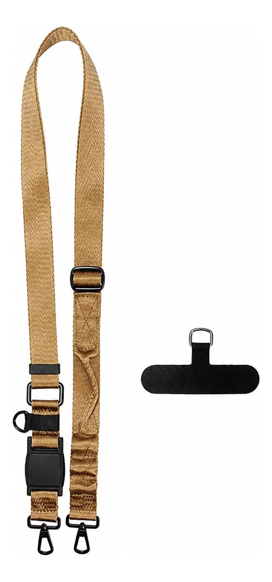 GENÉRICO STRAP COLGANTE UNIVERSAL PARA CELULAR COLOR CAFE