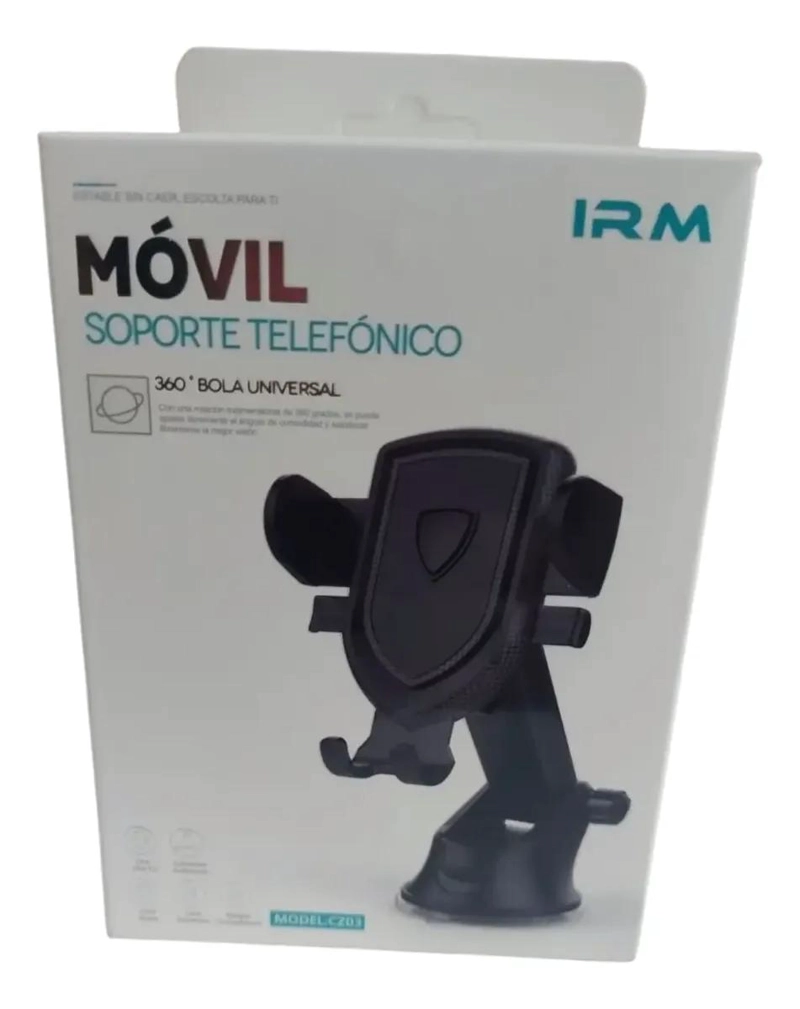 SOPORTE UNIVERSAL PARA CELULAR EN AUTO CON ROTACION 360° - 1