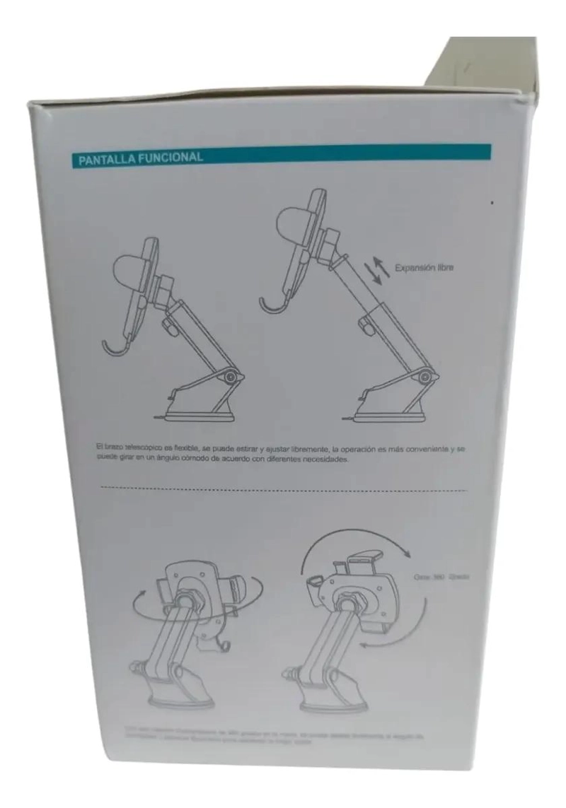 SOPORTE UNIVERSAL PARA CELULAR EN AUTO CON ROTACION 360° - 2