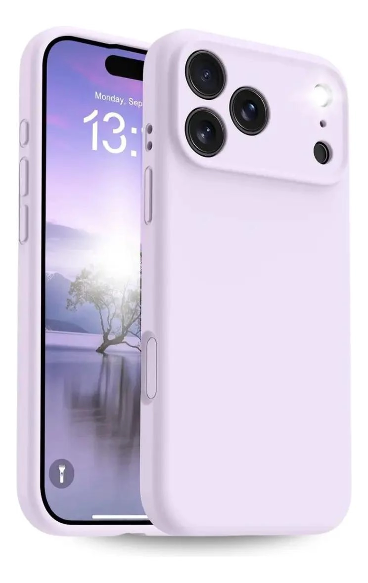 GENÉRICO FUNDA SILICONA PREMIUM PARA IPHONE 17 PRO COLOR VIOLETA