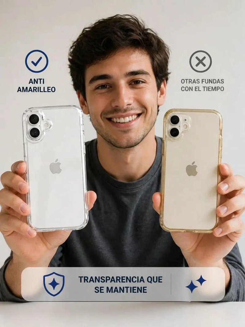 FUNDA DE SILICONA CON MICA PARA IPHONE 16 PRO MAX - 4