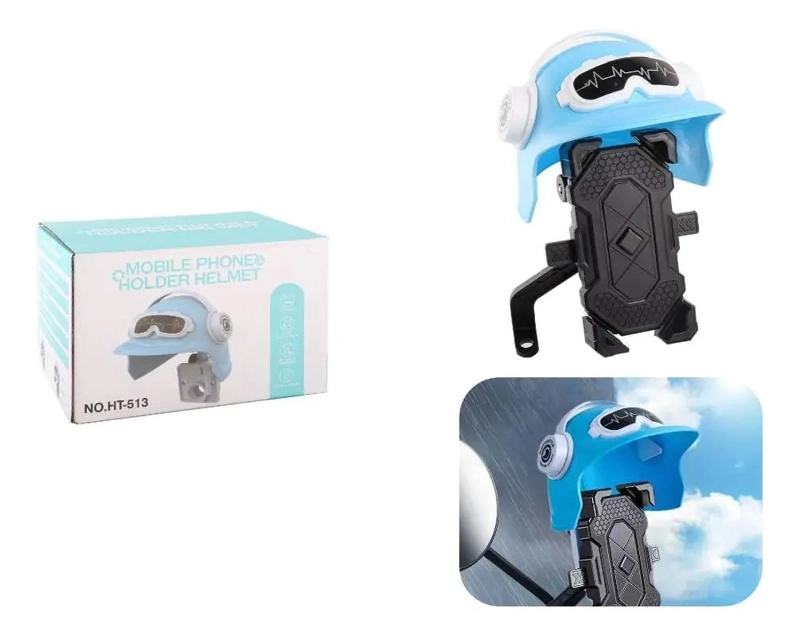 SOPORTE PARA TELE FONO DE MOTO CON PROTECTOR SOLAR - 3