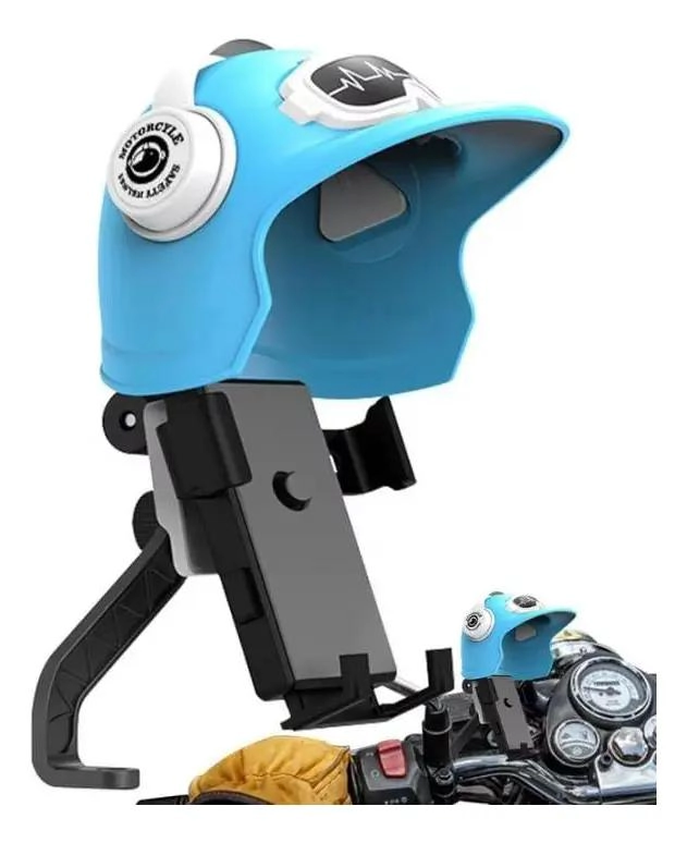 SOPORTE PARA TELE FONO DE MOTO CON PROTECTOR SOLAR - 5