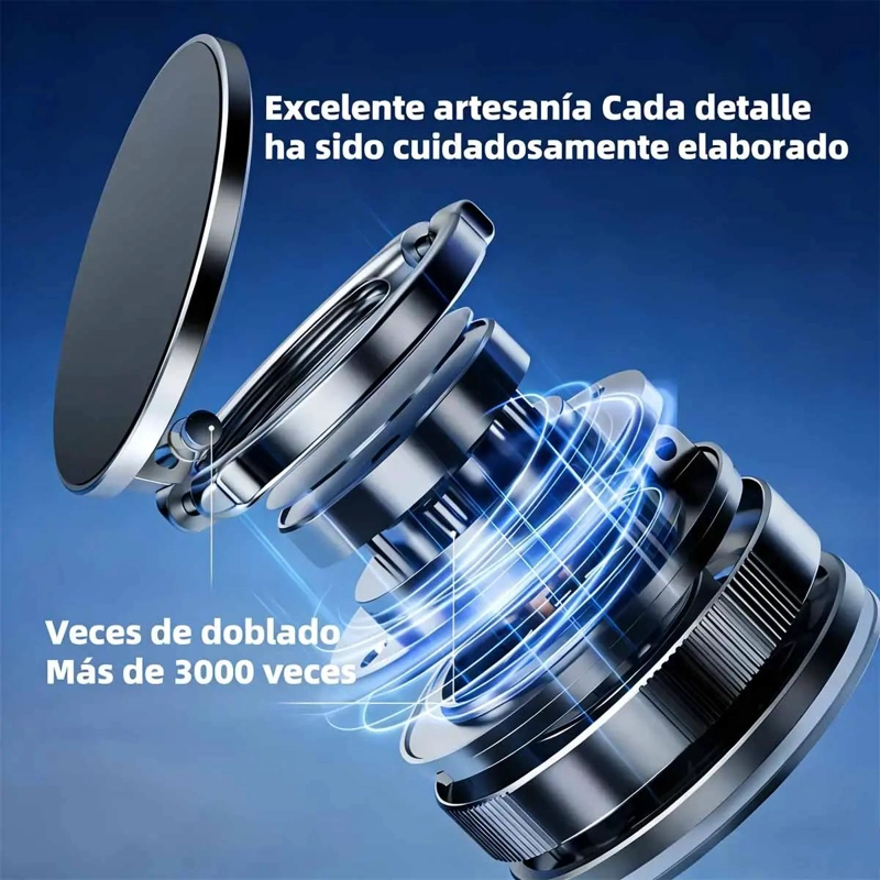 SOPORTE MAGNE TICO CON VENTOSA 360° PARA CELULAR EN SUPERFICIES LISAS - 5
