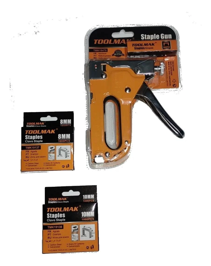 ENGRAPADORA TIPO PISTOLA CON 300 GRAPAS - 1