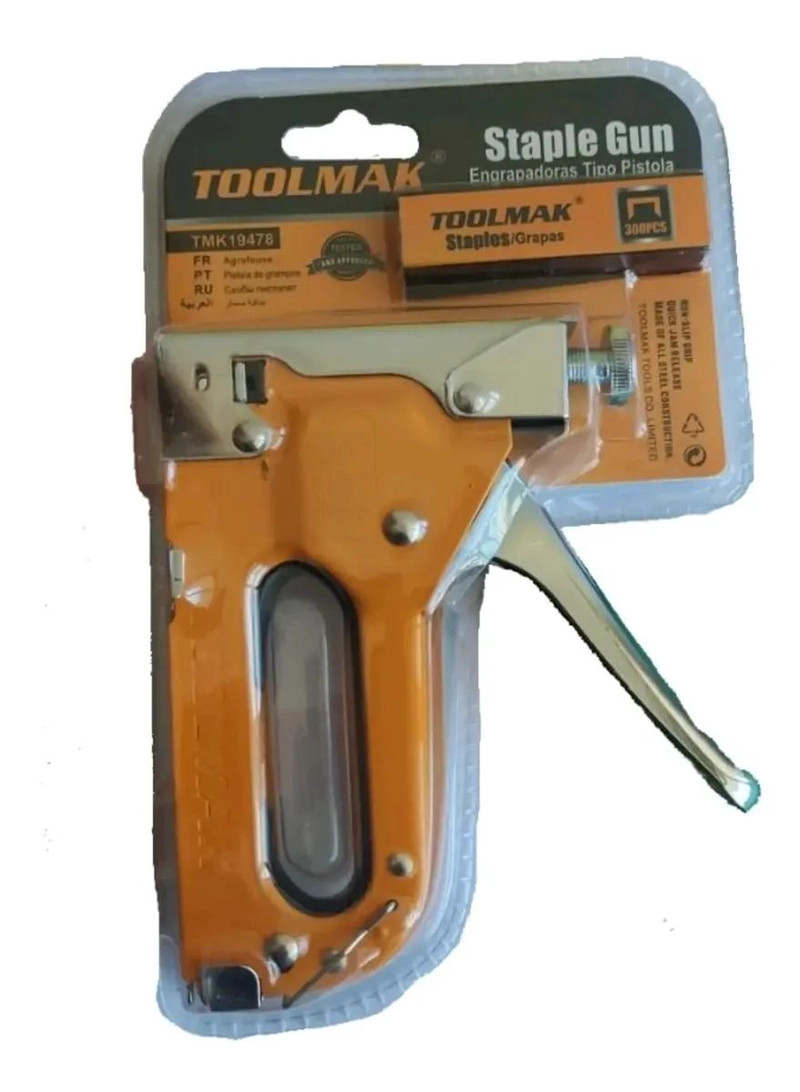 ENGRAPADORA TIPO PISTOLA CON 300 GRAPAS - 2