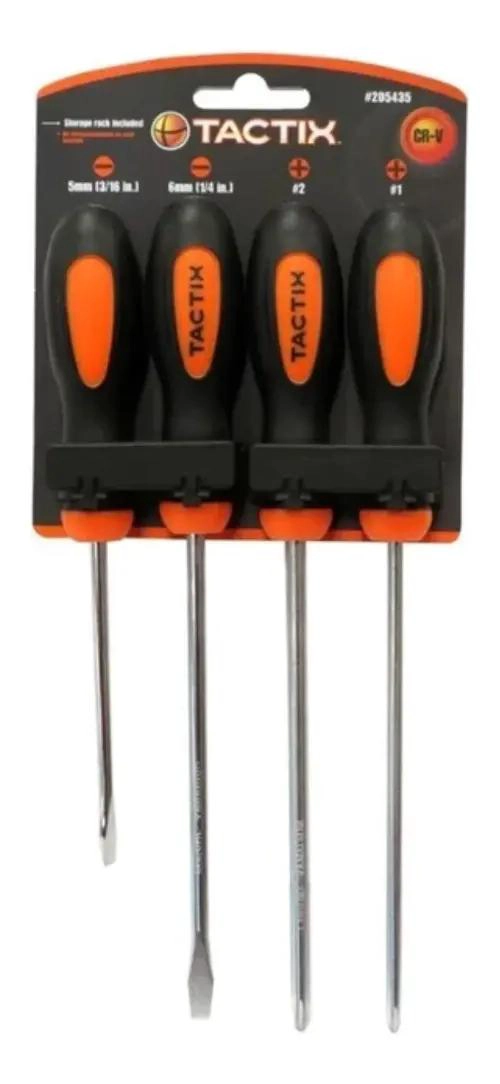 ATORNILLADOR CON MANGO ERGONOMICO 4 PIEZAS - 3