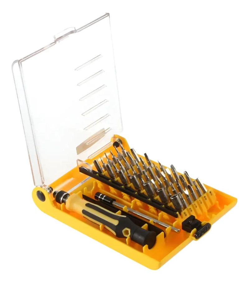 JUEGO DE DESTORNILLADORES 45 EN 1 CON MANGO ERGONOMICO - 1
