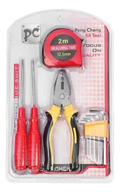 SET DE HERRAMIENTAS EN BLISTER AMARILLO - 1