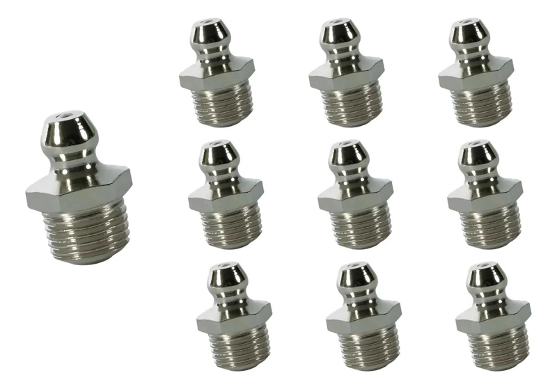 ACCESORIOS DE GRASA ACERO INOXIDABLE 10 UNIDADES - 1