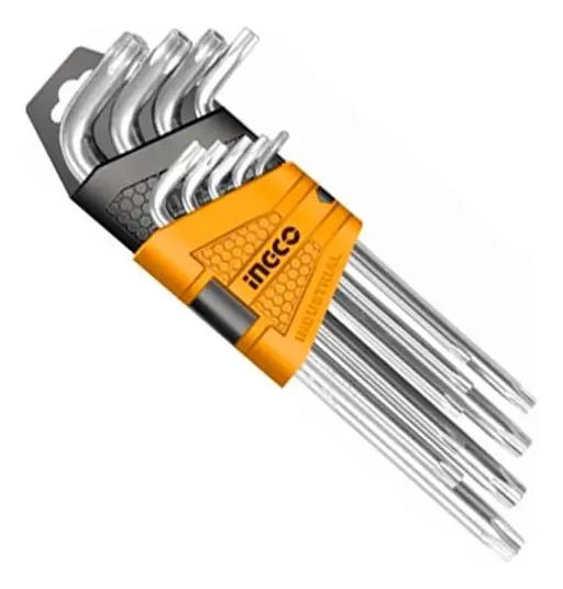 JUEGO DE LLAVES ALLEN ESTRELLA TORX 9 PIEZAS - 5