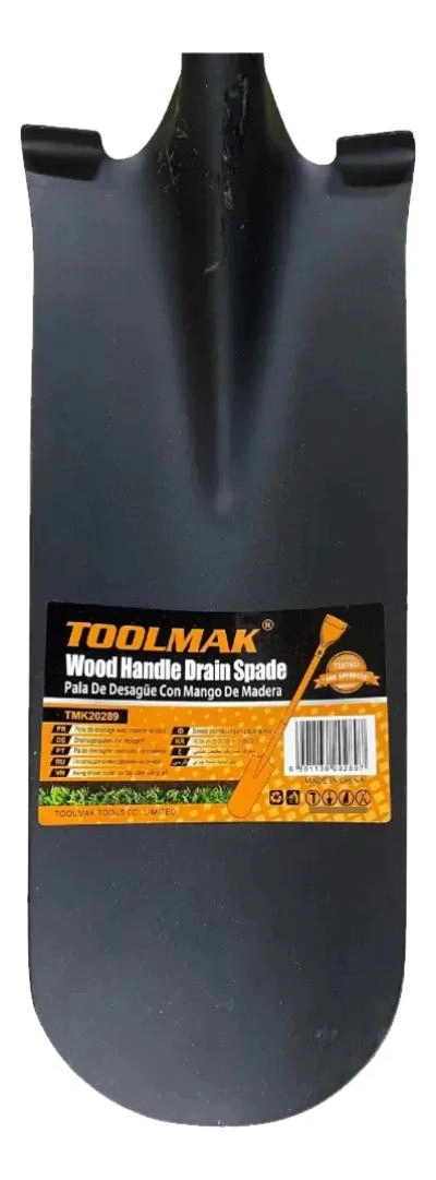 PALA HOYERA MANGO MADERA 50 CM CABEZA METALICA - 4