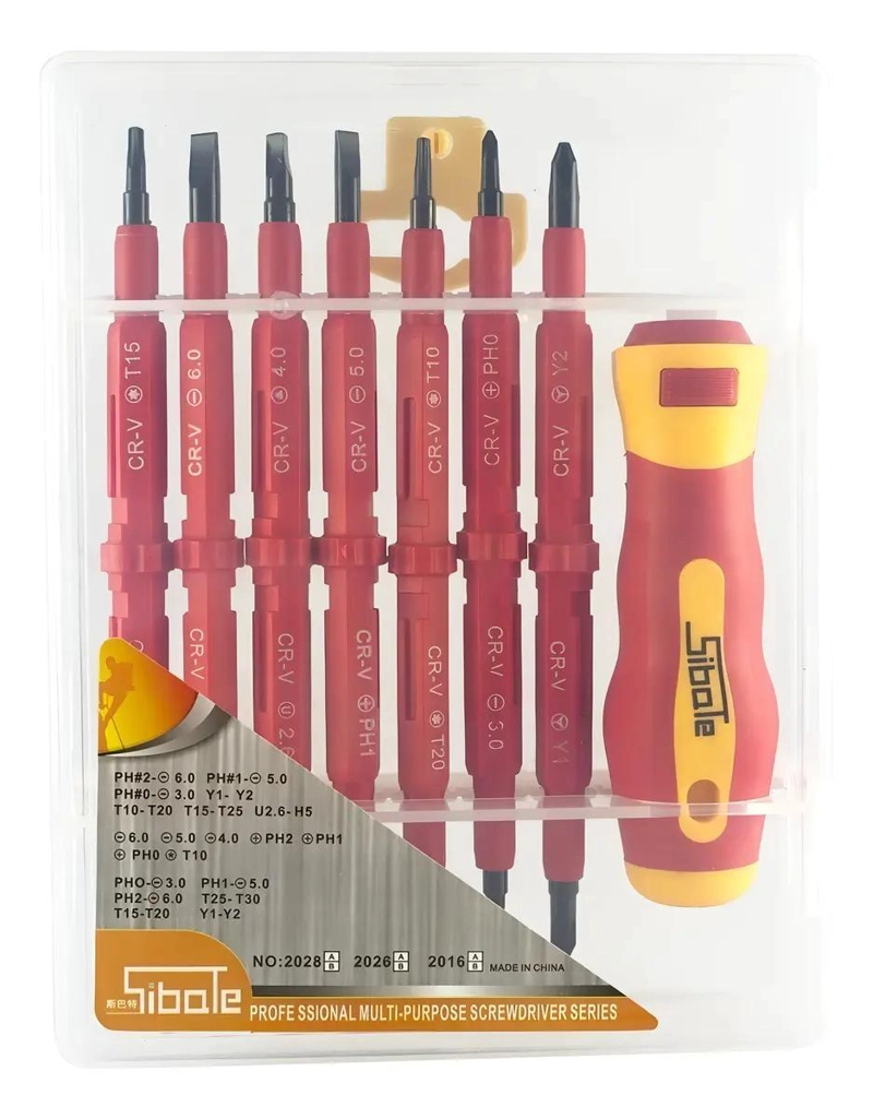 SET KIT DE DESTORNILLADORES 7 EN 1 AISLADO - 5