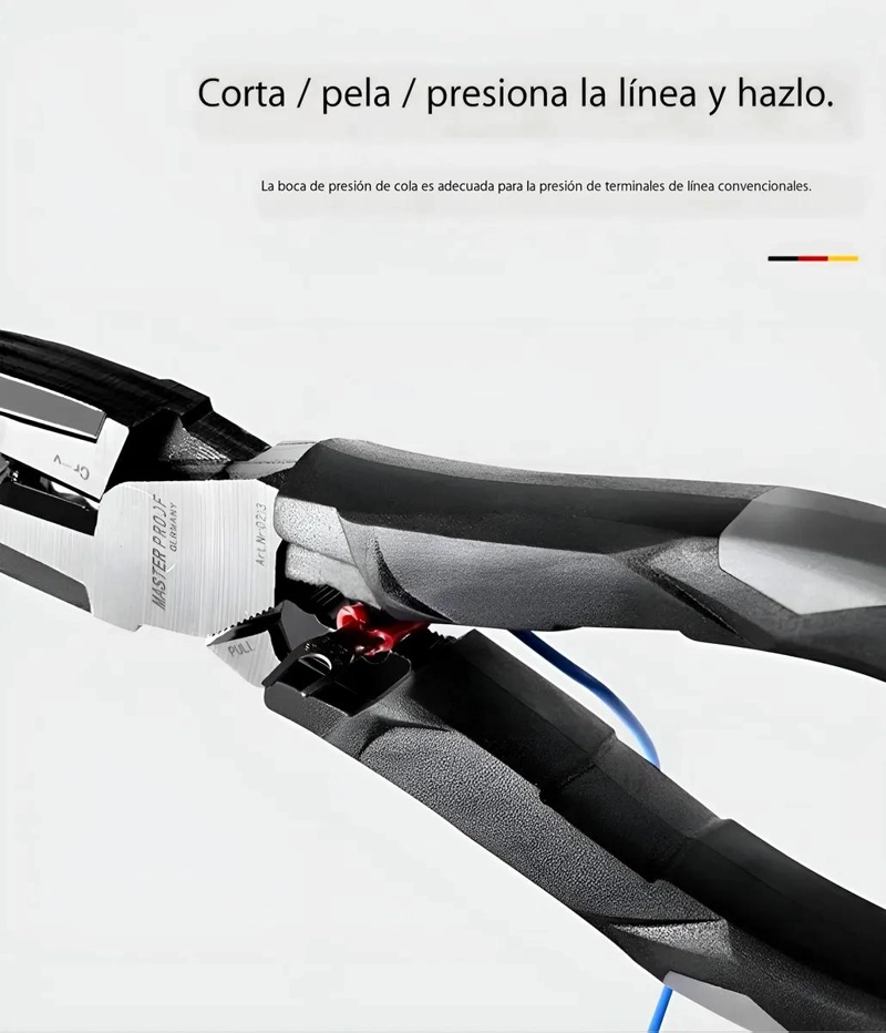 ALICATE MULTIFUNCION 20CM CON AISLAMIENTO TE RMICO - 3