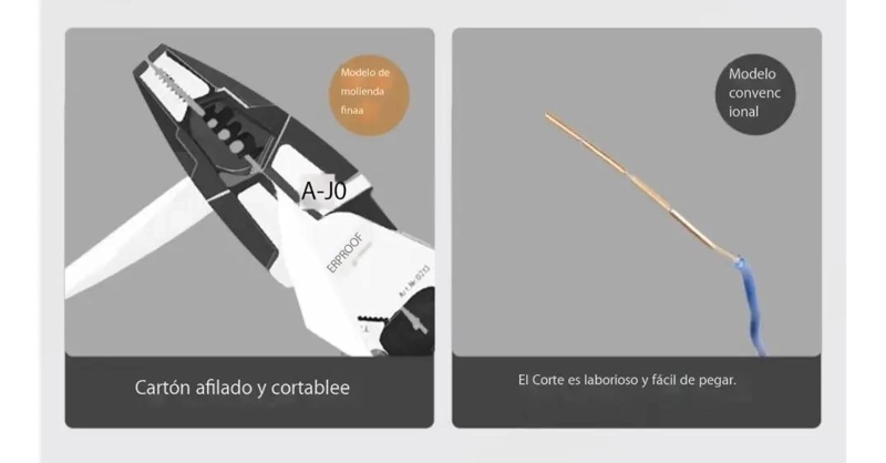 ALICATE MULTIFUNCION 20CM CON AISLAMIENTO TE RMICO - 10