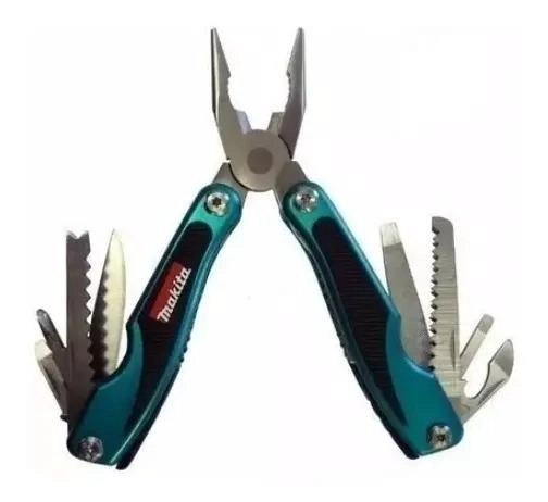 PINZA MULTI HERRAMIENTA 10 EN 1 TURQUESA - 1